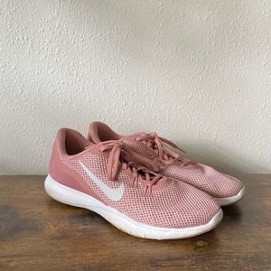 Nike Rose Gold tennis shoes
